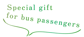 Special gift for bus passengers